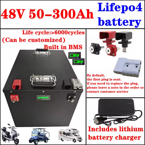 48v Battery Lifepo4 Battery 50Ah 70Ah 90Ah 100Ah 150Ah 180Ah 200Ah 300Ah for 5KW Solar Photovoltaic