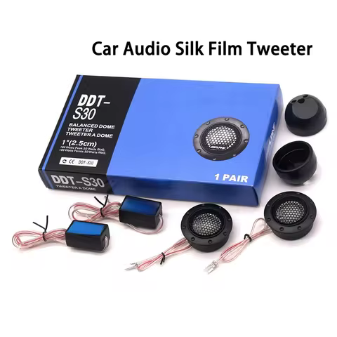 DDT-S30 Car Tweeter 12-24V Power Loud Car Audio Speaker High Quality Car Small Speaker Set for Car A