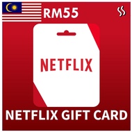 Malaysia Netflix Gift Card RM55 Code *CHEAPEST* NATFLIX GIFT CARD CODE