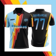 Jersey The Strokes Retro Collar Lycra Jersey Custom Name and Number and Design Jersey Viral Retro Collar Retro Jersey Original Jersey Retro Football Baju Retro Collar Men's Fashion