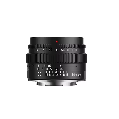 SGiamge 50mm F1.4 APS-C Large Aperture Portrait Prime Lens Manual Focus Lens for Sony E Fuji FX Niko