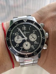 Bell & Ross br530 pliot chronograph reversed panda