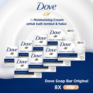 Dove Beauty Bar Soap ORIGINAL 90gr MULTIPACK (Contents 8) - Dove Bar Soap