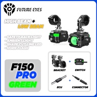 FUTURE EYES F150 PRO Spotlight Lamp Ambient Light Lampu Headlight Sport Light Motor Motorcycle BMW
