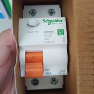 RCCB ELCB SCHNEIDER 40A 1P+N 30MA 300MA
