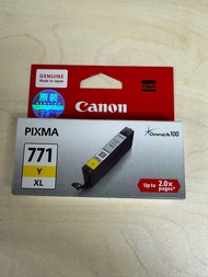 原廠行貨  Canon Pixma 771 Y (XL大容量）