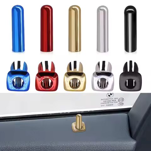 Car Door Latch Pin Door Screw Knob Cap Cover Trim For BMW X5 X3 X1 330i 325i F10 F02 F07 E70 E84 E90