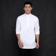 Casella Baju Koko Kurta Lengan ¾ Polos | Casella Kurta Hamzah Solid Basic