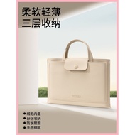 2024 Laptop Computer Bag Female Portable 46.6cm Suitable for Apple macbook13.3 Lenovo Shin-Chan pro14 Huawei Xiaomi 15.6inch ipad Tablet Protective Case Storage Bag