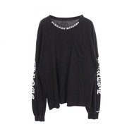 【二手】Chrome Hearts 長袖T卹，領口有Logo，純棉，男款，二手 B
