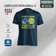 Limitless Pickleball 2 - Drifit Graphic Shirt T-Shirt Activewear Sports for Pickle Ball X-Dry Pickle
