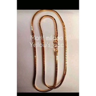 Titanium gold Necklace