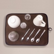 多功能瀝水墊─三明治透氣夾層 隔熱墊 桌布 抹布 防汙墊