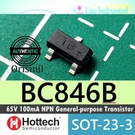BC846B 65V 100mA NPN Bipolar Transistor BC846 1B SOT-23 Hottech ORIGIN