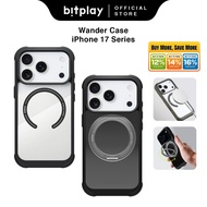 Bitplay Wander iPhone Case For 17 Pro Max/Pro/Air Transparent Phone Case with Magnetic Stand ring