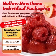 Halal Core-Removed Hawthorn Preserved Fruit/Hollow Hawthorn Individually Packaged Snack Hawthorn Pre