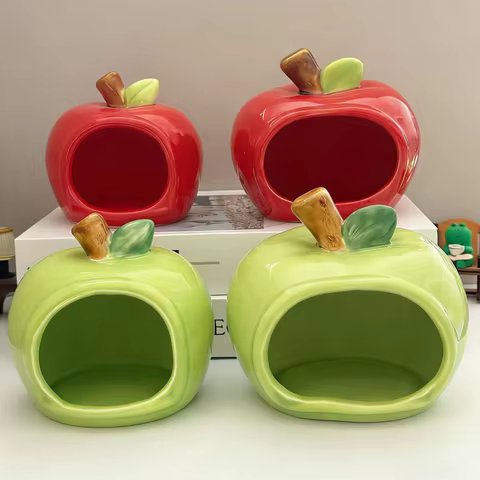 Hamster Pet Items Ceramics Hamster House For Hamster Cage For Chinchilla Ferret Rabbit House Hamster