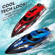 HJ808 RC Battery Boat 2.4Ghz 25km/h High-Speed Remote Control Racing Ship Water Speed Boat Children 