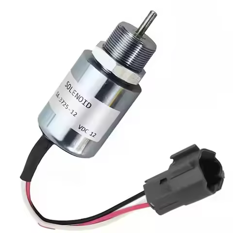 1x 12V Stop Solenoid Valve For Mitsubishi S4L S3L L3E Shutdown Solenoid SA-3725-12 30A87-20404 30A87