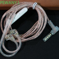 PEWANY1 KZ Earphones Cables, 3.5MM 2PIN KZ Headphones Wire, Original Upgrade with Microphone High-Pu
