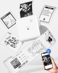 Phomemo M02Pro Miniแบบพกพาเครื่องพิมพ์ความร้อนไร้สายPhoto Labeler 300Dpi Inklessการพิมพ์ 15/25/50/53