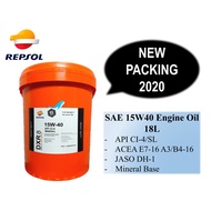 REPSOL 15W40 API CI-4/SL Engine Oil [18 Liter]