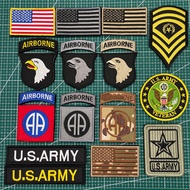 Spot Goods#United States101Airborne Division Velcro Patch, U.S. Military D82Badge USARMY Military fa