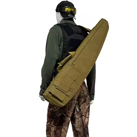 Outdoor Oxford Gun Bag Airsoft Air Gun Carrying Bag Tactical Paintball Hunting Accessories Single Sh