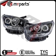 TYC Taiwan Perodua Axia 2014-2016 (SE Spec) Head Lamp Headlight Headlamp Lamp Lampu Depan Left/Right