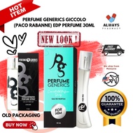 PERFUME GENERICS GICCOLO (PACO RABANNE) EDP PERFUME 30ML (FOR MEN) PERFUME WANGI TAHAN LAMA PERFUME 