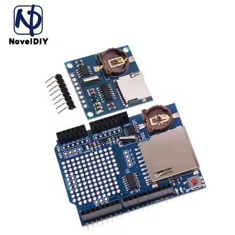 Data Logging Shield For Arduino Nano Logger Recorder Module 3.3V RTC Real Time Clock /Dual Channel D