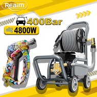 REAIM 400Bar Water Jet 4800W Water Jet with High Pressure Washer Heavy Duty Cleaning Machine