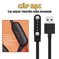 Charging cable for Runner Pro/2/3/4/CC3, Xiaoyou K8/X9/X19pro, Nenka headphones...Integrated data tr