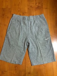 二手NIKE 短褲棉褲灰色 亞版XL