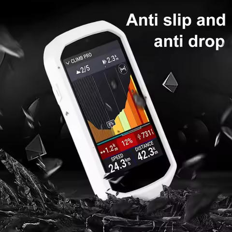 Case for Garmin Edge 1050 GPS Bike Computer, Sillence Material, Anti-Drop Protection Soft Half Shell
