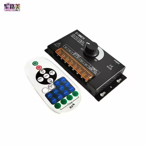 AC110V 1000W or AC220V 2500W High Voltage LED Dimmer With Remote Knob Controller For SMD 5050 2835 3