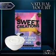 Sweet Creations - ผงทำไอศครีมซอฟท์เสิร์ฟ รสโยเกิร์ตธรรมชาติ สูตรแสตรดาร์ด (Standard Natural Yogurt Soft Serve Powder)