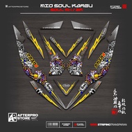 STRIPING MIO SOUL OLD MFX1/SOUL Z CARBON/STICKER SOUL OLD MX/STICKER SOUL ZR CARBON STICKER SOUL 115