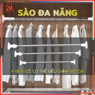 Multi-purpose Smart Curtain Rod, No Hole Drill Required, Multi-Purpose Suspension Bar, Clothes Hanging, 304 Stainless Steel Material.