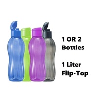Tupperware Eco Drinking Flip Top Bottle 1 Liter 1L New Color