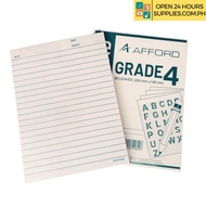 Afford Writing Pad Grade 4 pad paper