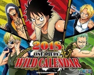 【ACG網路書店】(現貨)4960919333803 CL-7 航海王 海賊王ONE PIECE -WILD- 2018年桌上型月曆桌曆