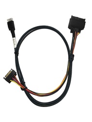 DiLiVing OCuLink 4X to NVMe U.2 SSD,SFF-8611 to SFF-8639 Cable with Power 100cm(CBL-SAST-0956)