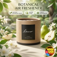 CAR MATE Luno Forest Gel Car Air Freshener Jasmine Pear Deodorizer 80g G992