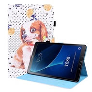 For Samsung Galaxy Tab A A6 2016 10.1 SM T580 T585 Case Cute Cat Panda Painted for Samsung Galaxy Tab A 10 1 Tablet Cover Kids