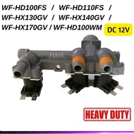 Heavy Duty LG DC12V WF-HD100FS HD110FS HX130GV HX140GV HX170GV HD100WM Washing Machine Triple Inlet 