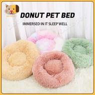 Pet Bed Dog Bed Cat Bed dog sleeping bed Warm Soft Plush Donut Pet bed Round Cozy Warm Bed for dog