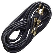 Marina สายแจ็คกีตาร์ 6 เมตร หัวแจ็คทองเหลือง เส้นหนา 6 มิล รุ่น C-133-20 -- Made in Taiwan -- Black