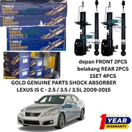 LEXUS IS C GSE20 - 2.5 / 3.5 / 3.5L 2009-2015 GENUINE GOLD SHOCK ABSORBER (depan FRONT / belakang RE