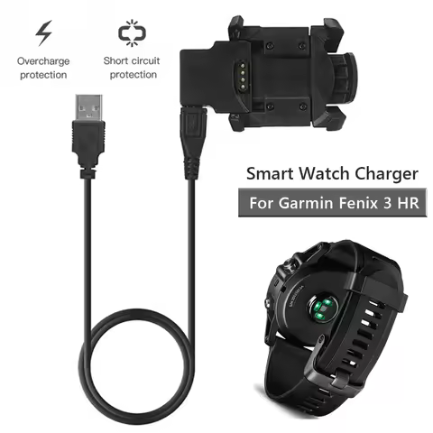Sport Watch Clip Charger Dock for Garmin Fenix 3 3 HR 3 Sapphire Quatix 3 Tactix Bravo Power Supply 